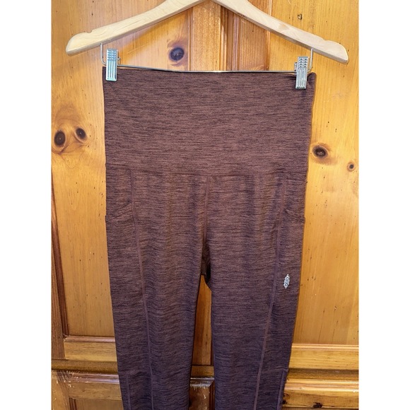 Free People FP Movement Women's S Zen Again Heather Flare Pants Leggings Tight - Picture 2 of 13